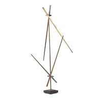 George Rickey (American, 1907-2002) — Divided Square Oblique II Bronze , 1993