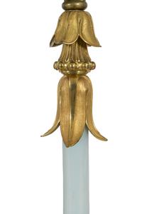 A Belle Epoque Gilt Bronze and Opaline Glass 24-Arm Chandelier