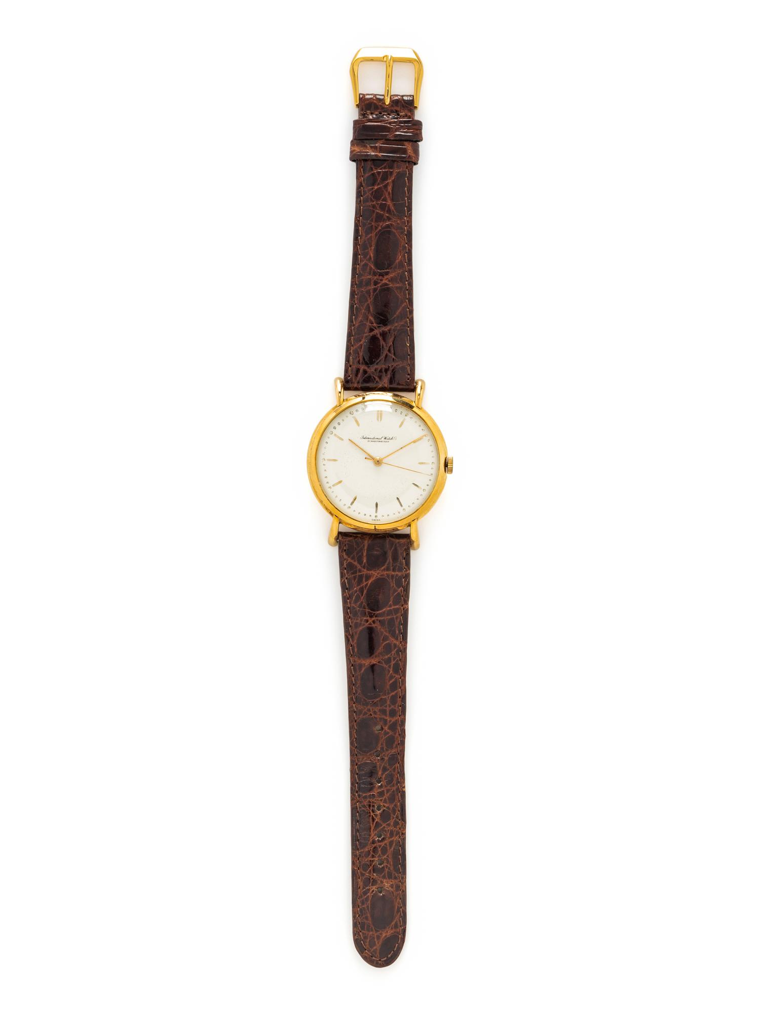 IWC, 18K YELLOW GOLD WATCH
