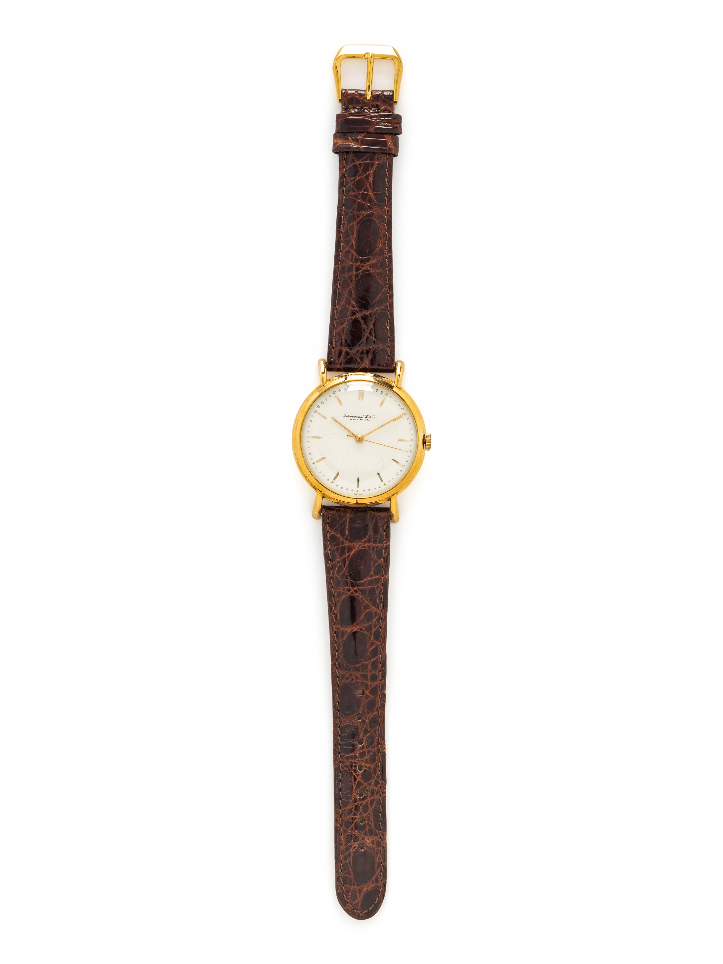 IWC, 18K YELLOW GOLD WATCH