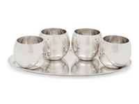 A Group of Tiffany and Co. and Asprey Silver Articles