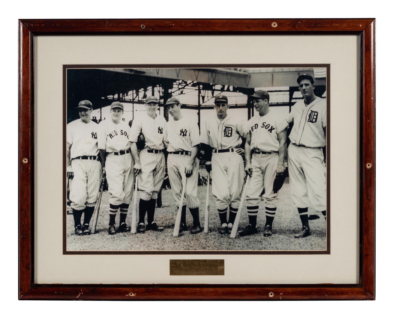 A Group of 13 Various Photos of Miscellaneous Baseball Players Formerly Displayed at Mike Ditka’s Restaurant