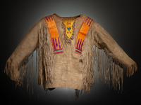 Fort Berthold Quilled Hide Shirt