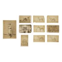[Early Photography]. A selection of 25 photos with Civil War, sports, and photographic interest.