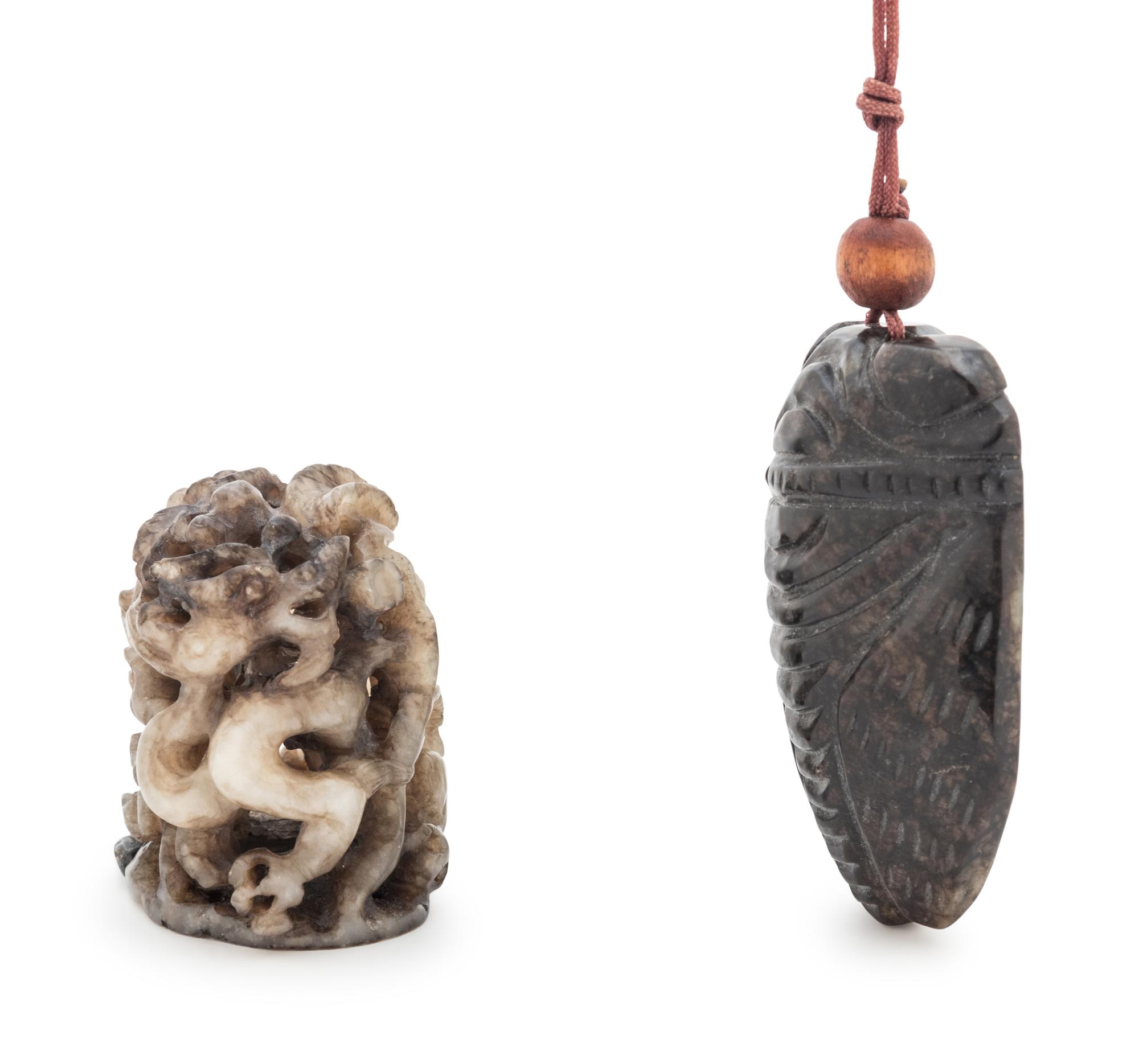 Two Grey Jade Articles