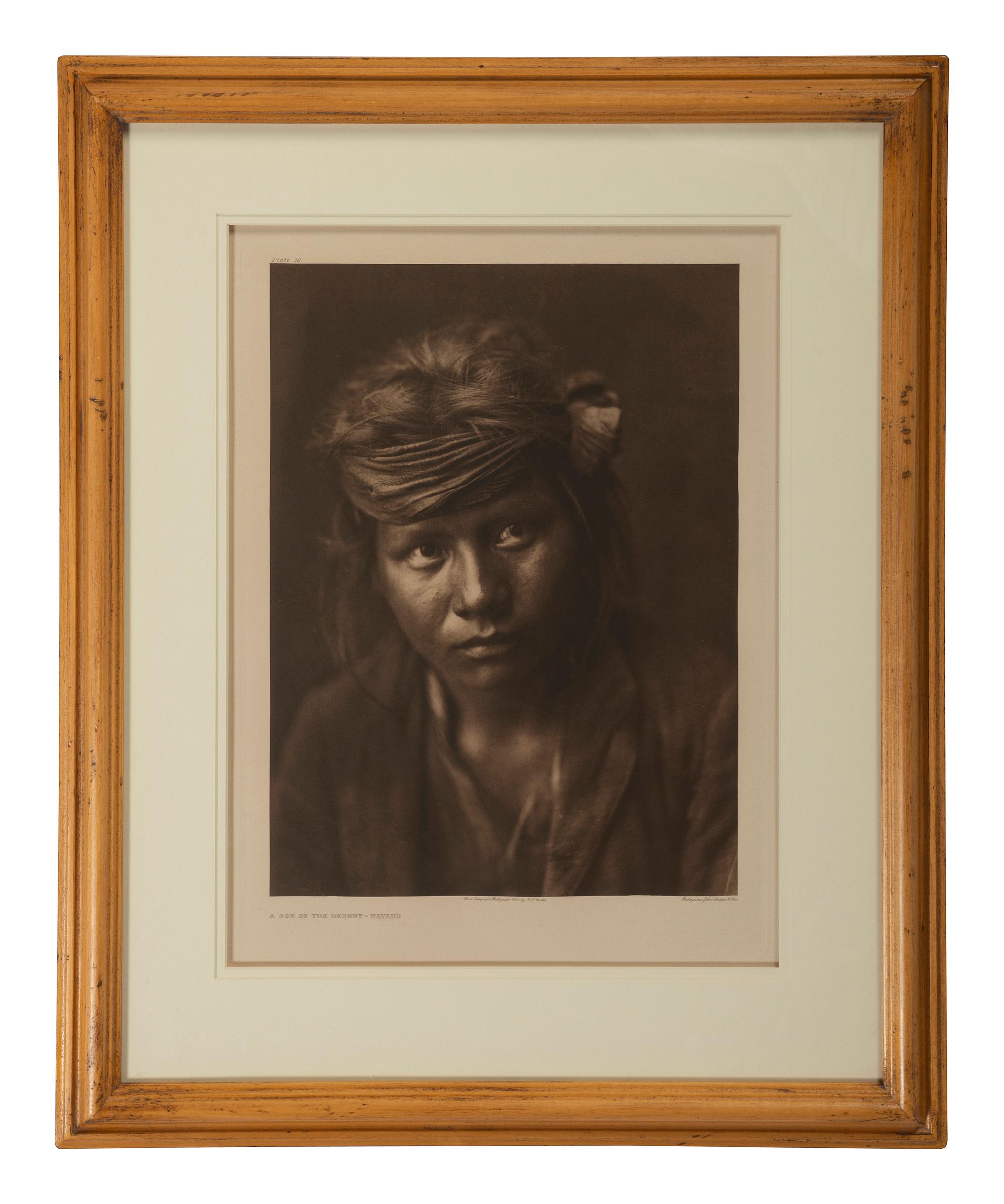 CURTIS, Edward (1868-1952). Group of 22 photogravures, most from portfolio 1 of The North American Indian.