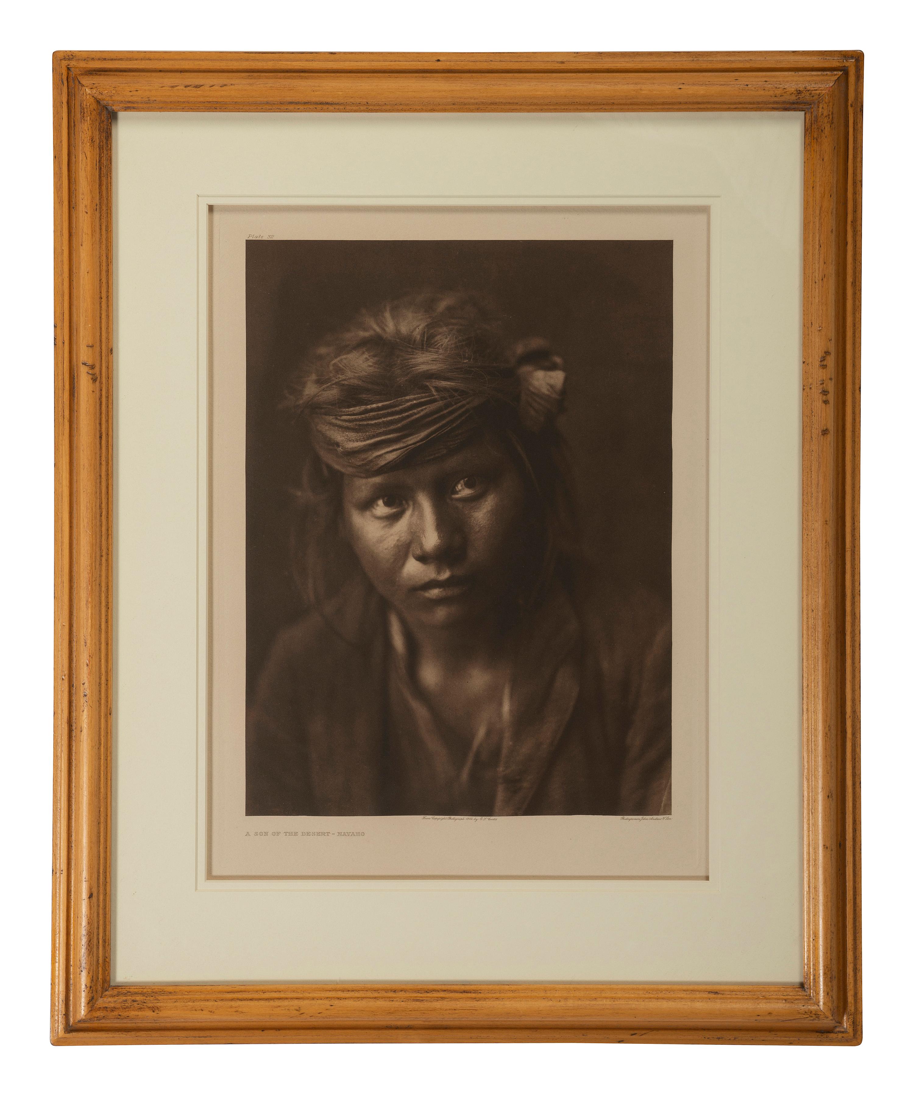 CURTIS, Edward (1868-1952). Group of 22 photogravures, most from portfolio 1 of The North American Indian.