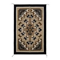Katherine Nathaniel (Diné, 20th century) — Navajo Two Grey Hills Weaving [Rug]