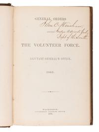 [CIVIL WAR]. Civil War military standards, tactics, and regulations. 19 works in 19 volumes, incl. title signed by MOH recipient R.N. Batchelder.