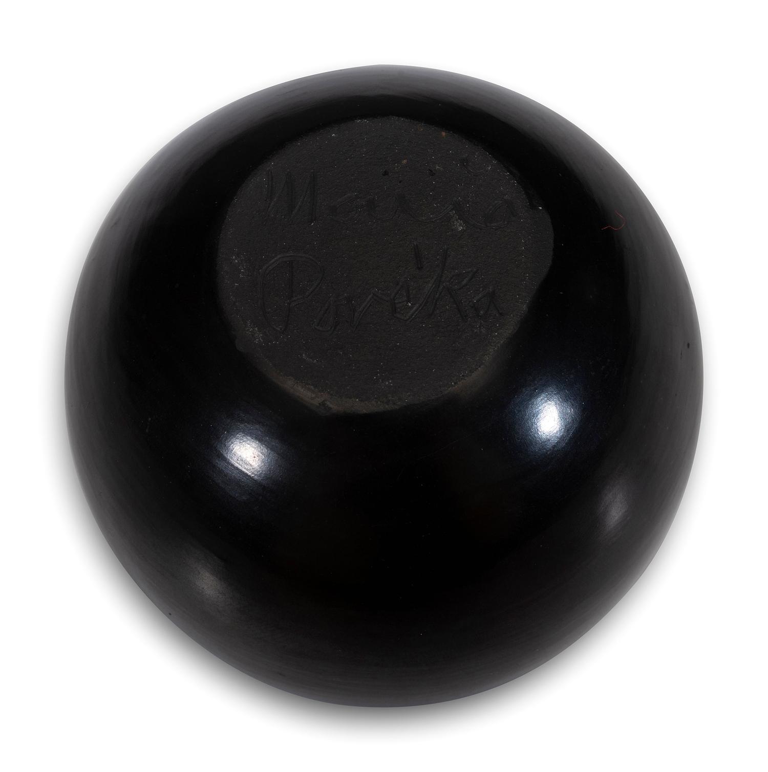 Blackware Pottery Jar, 1956-1965