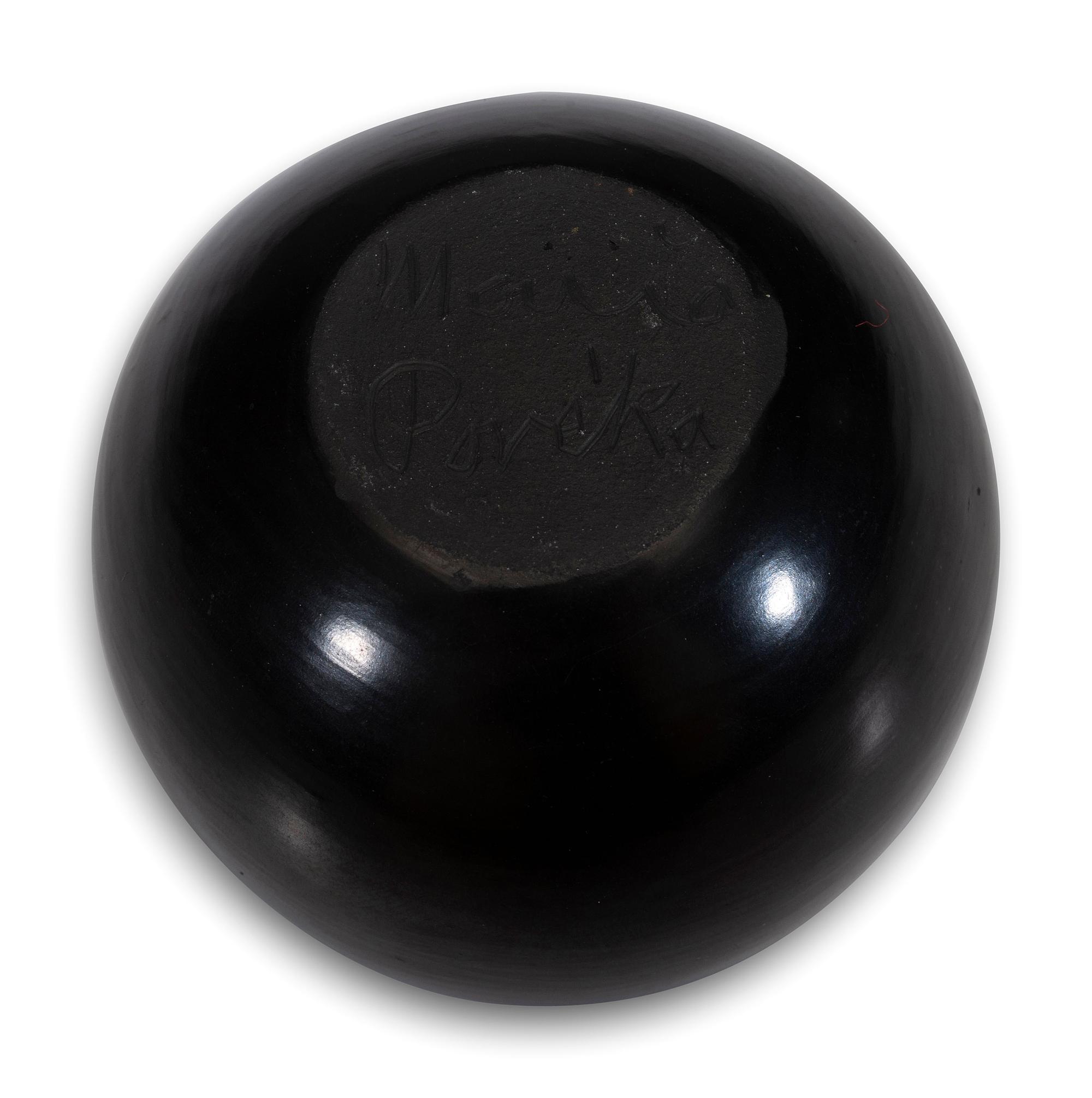 Blackware Pottery Jar, 1956-1965