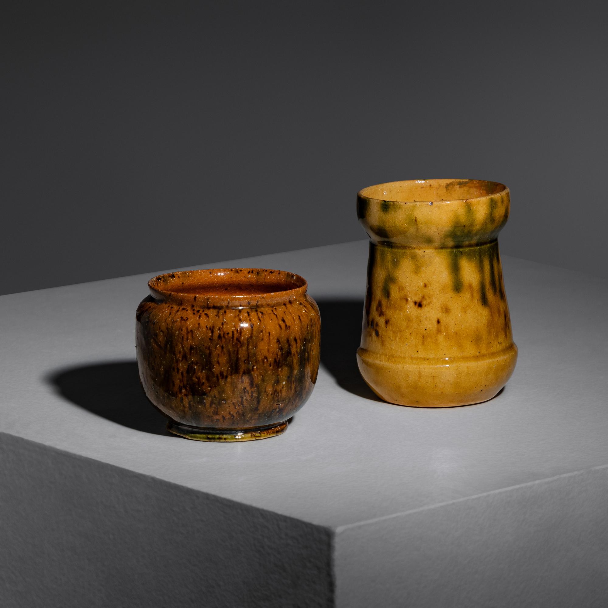 Two cabinet vases, c. 1895-1896 Biloxi, Mississippi, USA,
