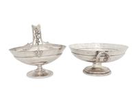 Two American Silver Compotes