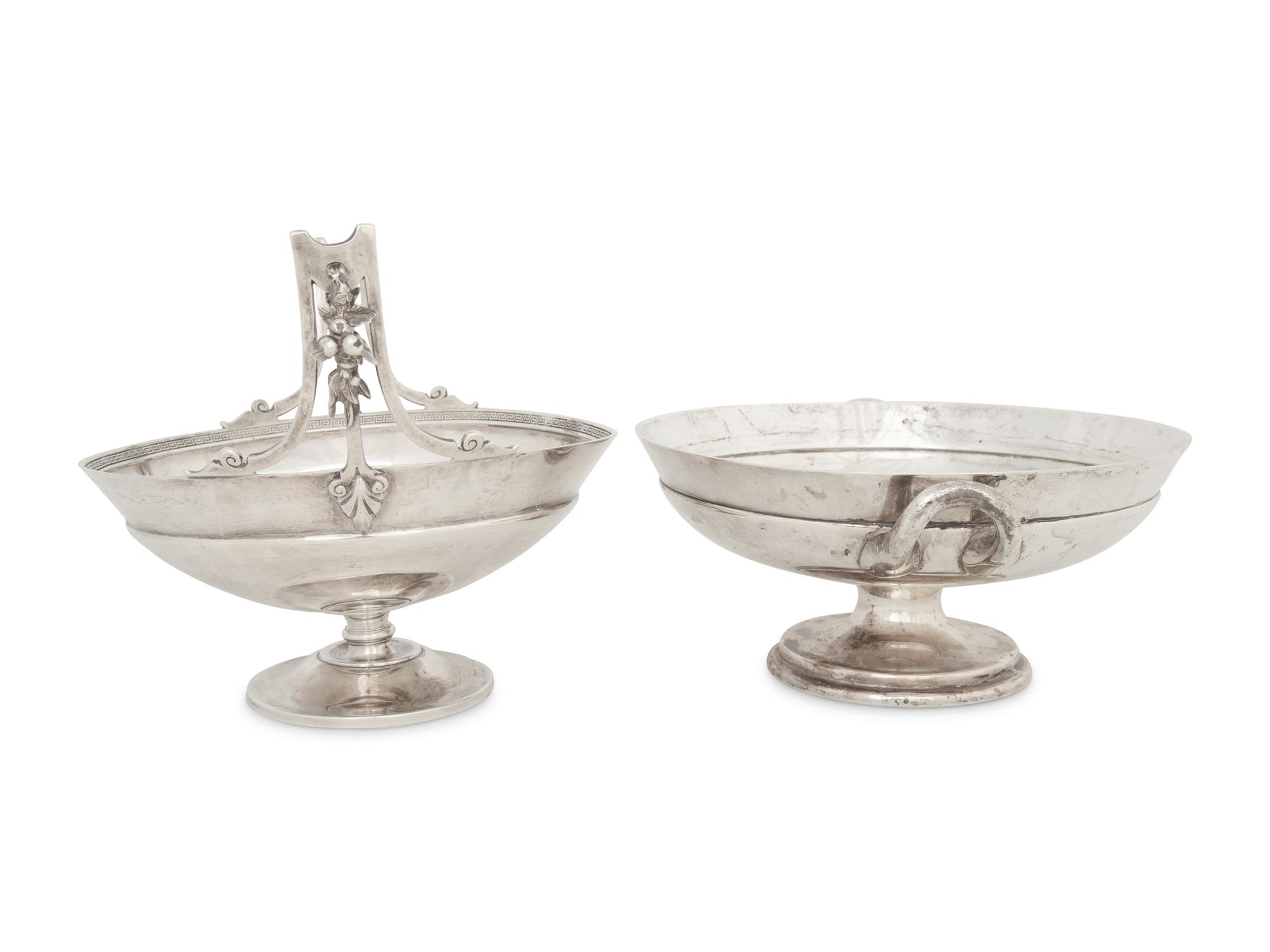 Two American Silver Compotes