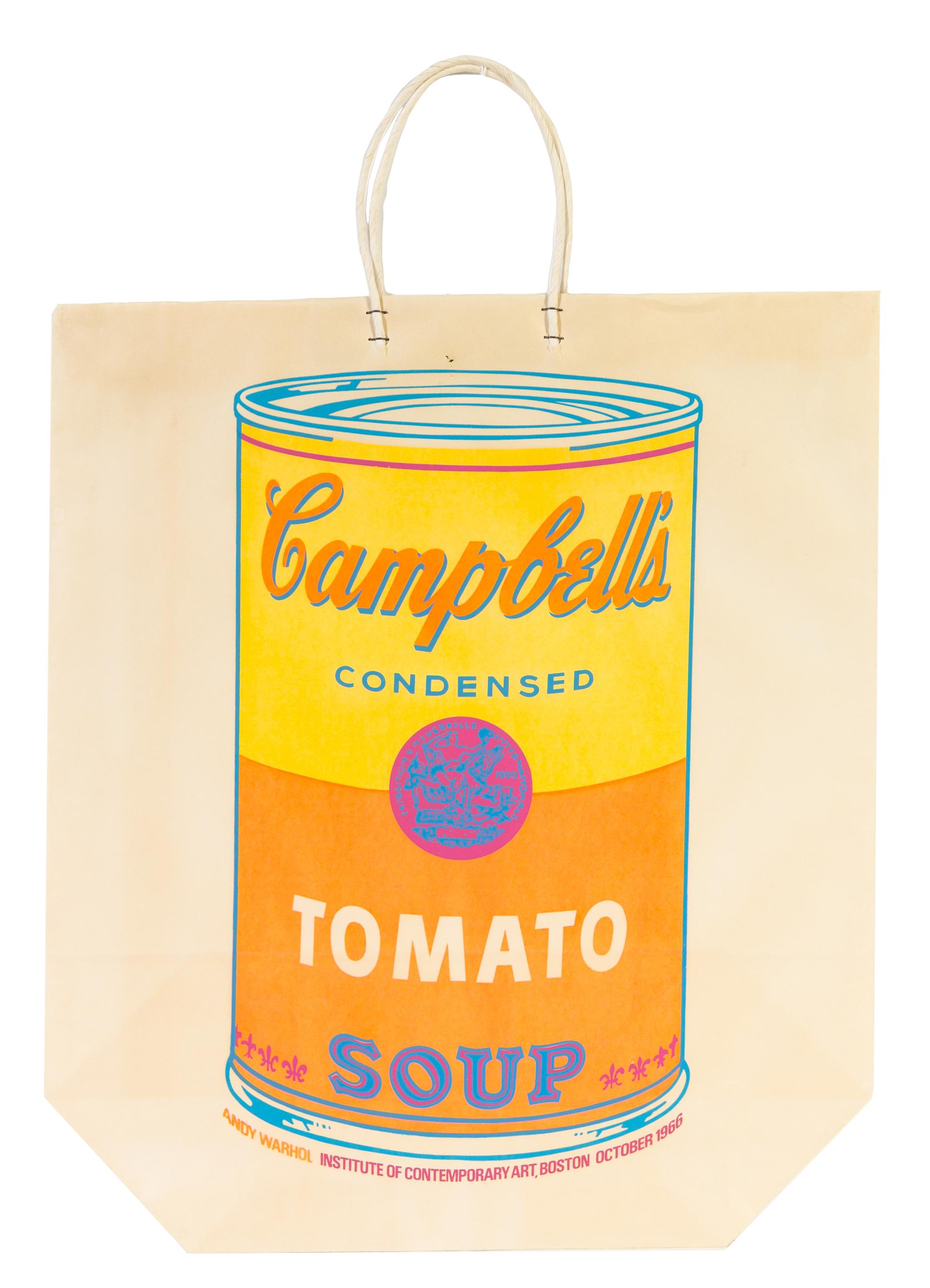 Andy Warhol, (American, b. 1928), Campbells Soup Can Shopping Bag, 1966
