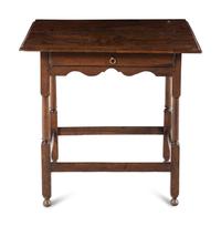 A William and Mary Oak Side Table