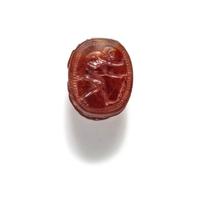 An Etruscan Carnelian Scarab with the God Nethunus