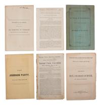 JOHNSON, Andrew (1808-1875). A group of pamphlets and ephemera related to the presidency and impeachment of Andrew Johnson, comprising: