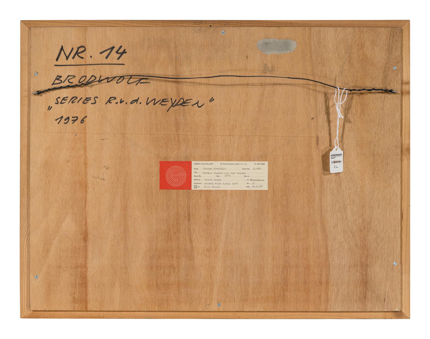Series Rogier van der Wyden, 1976