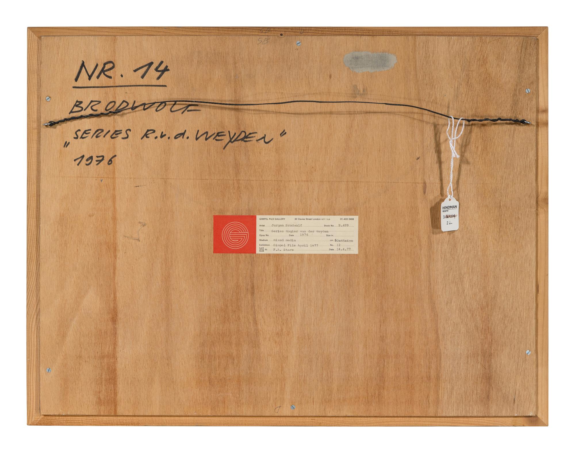 Series Rogier van der Wyden, 1976