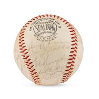 A 1966 New York Mets Team Signed Autograph Baseball
