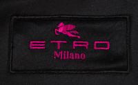 An Etro Hot Pink and Black Floral Embellished Jacket, Size 42.