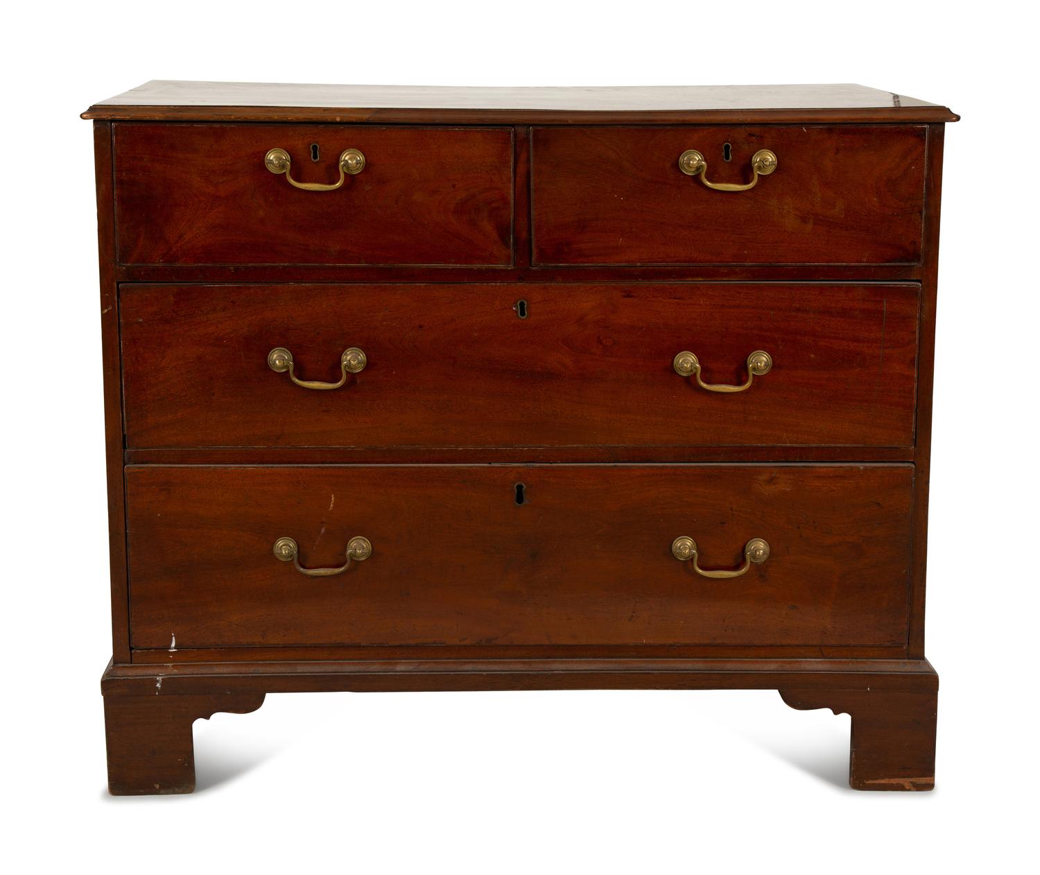 A George III Style Mahogany Chest of Drawers — 19th Century