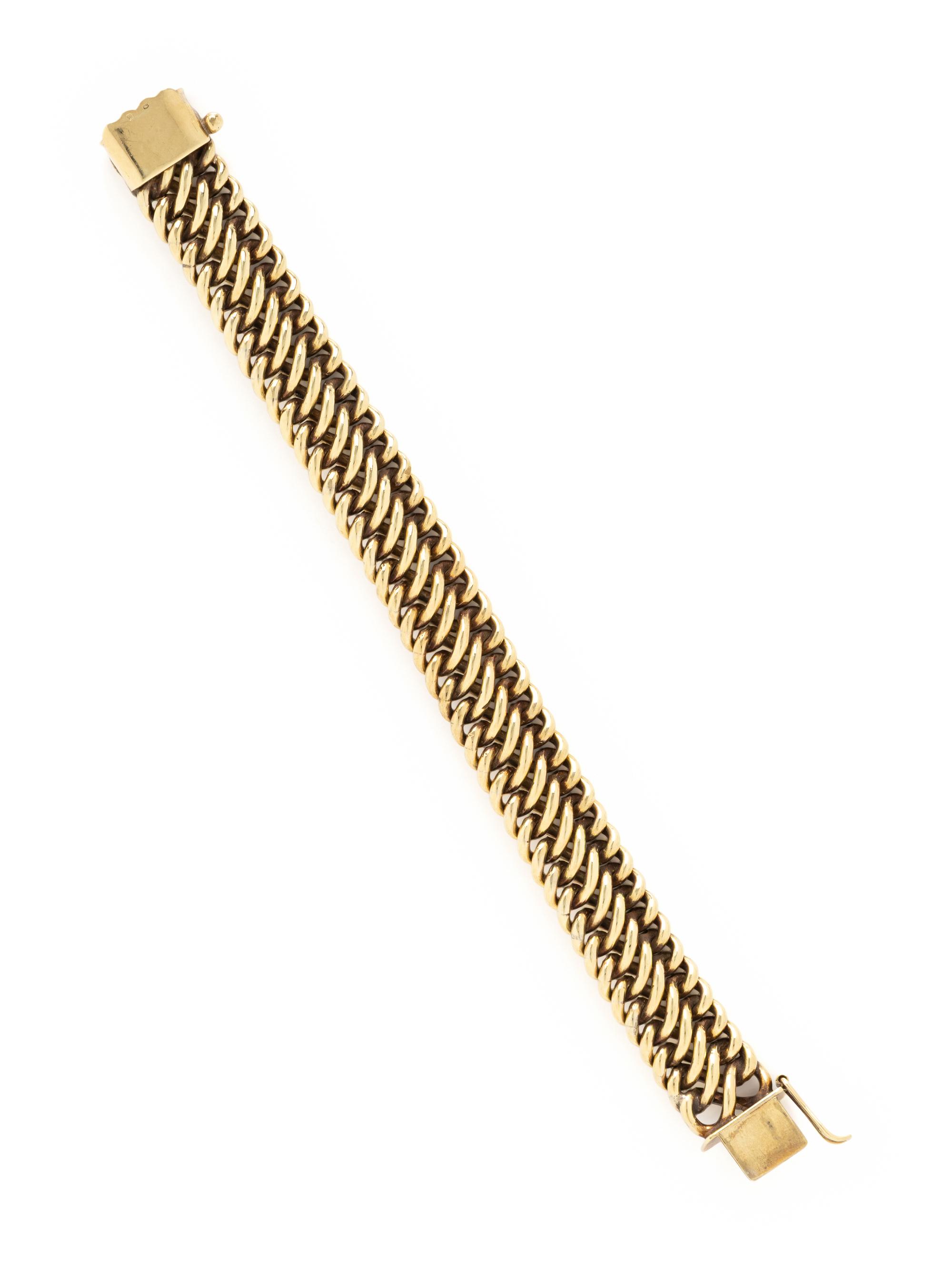 YELLOW GOLD BRACELET