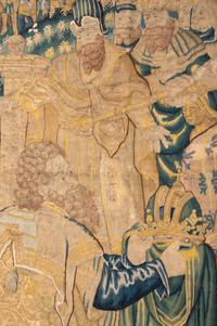 A Flemish Wool Tapestry Fragment