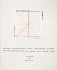 WITTGENSTEIN, LUDWIG On Certainty, 1991. Limited