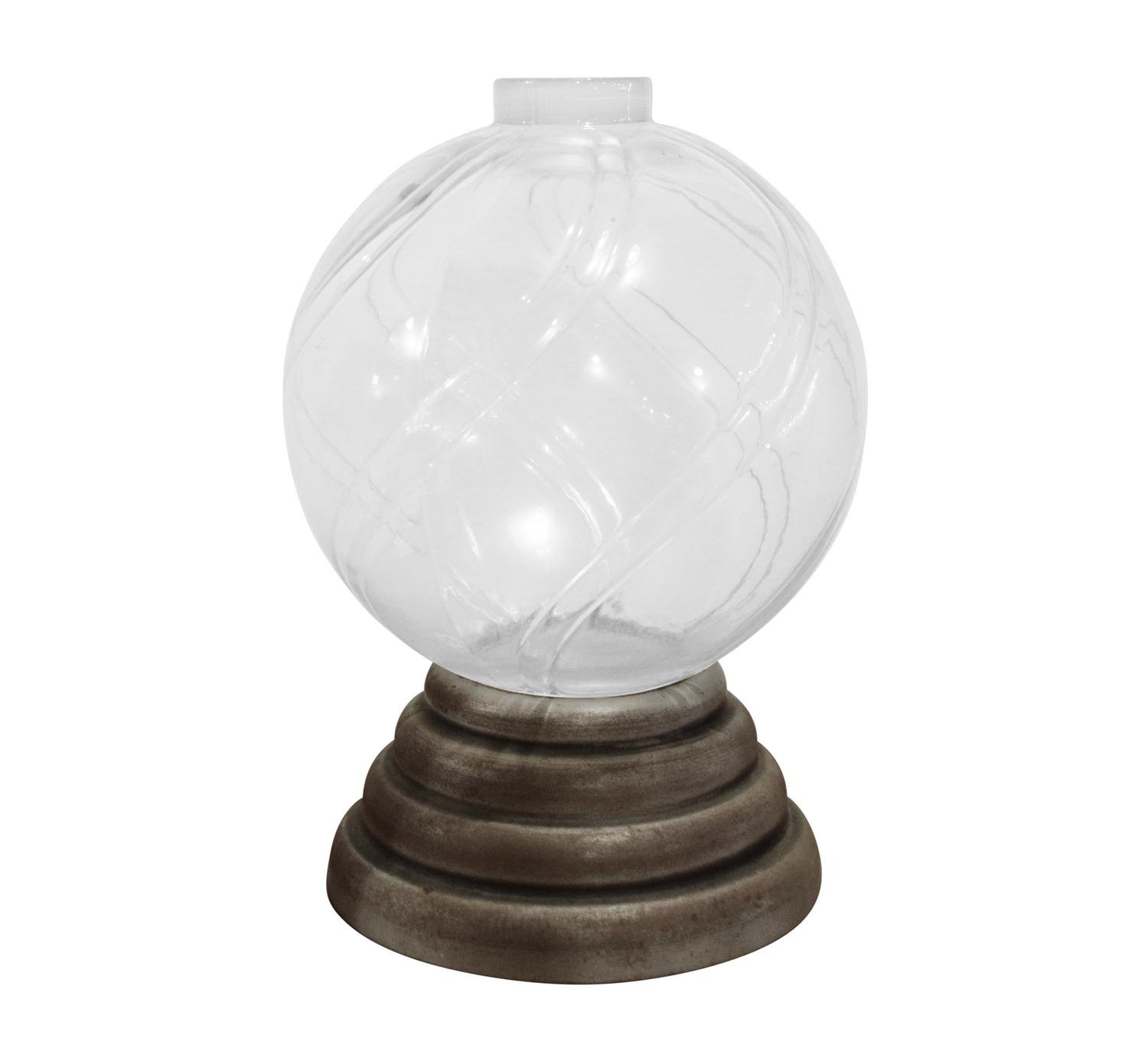 An Art Deco Show Globe 8" W x 8" D x 14.5" H — United States, Circa 1920