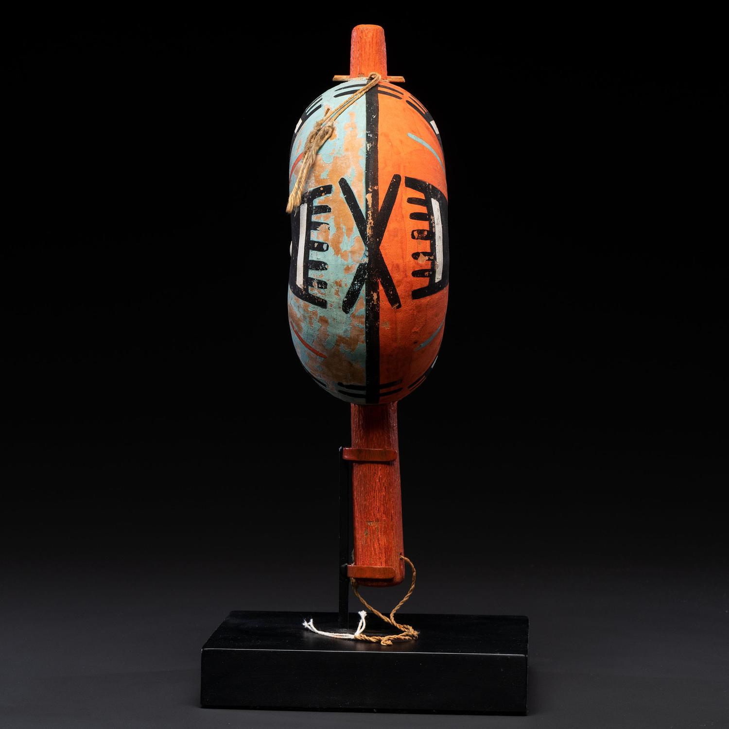 Pueblo Polychrome Gourd Rattle