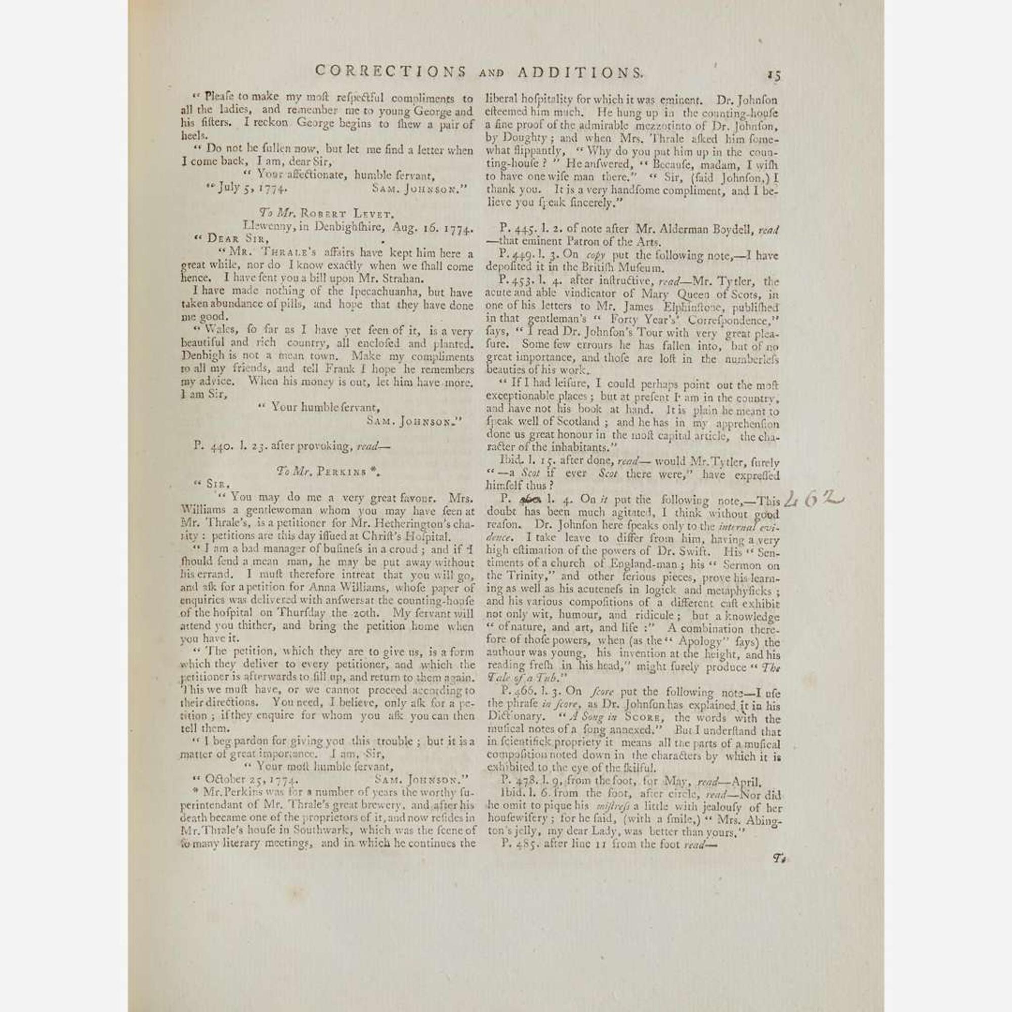 [Literature] Boswell, James The Life of Samuel Johnson...