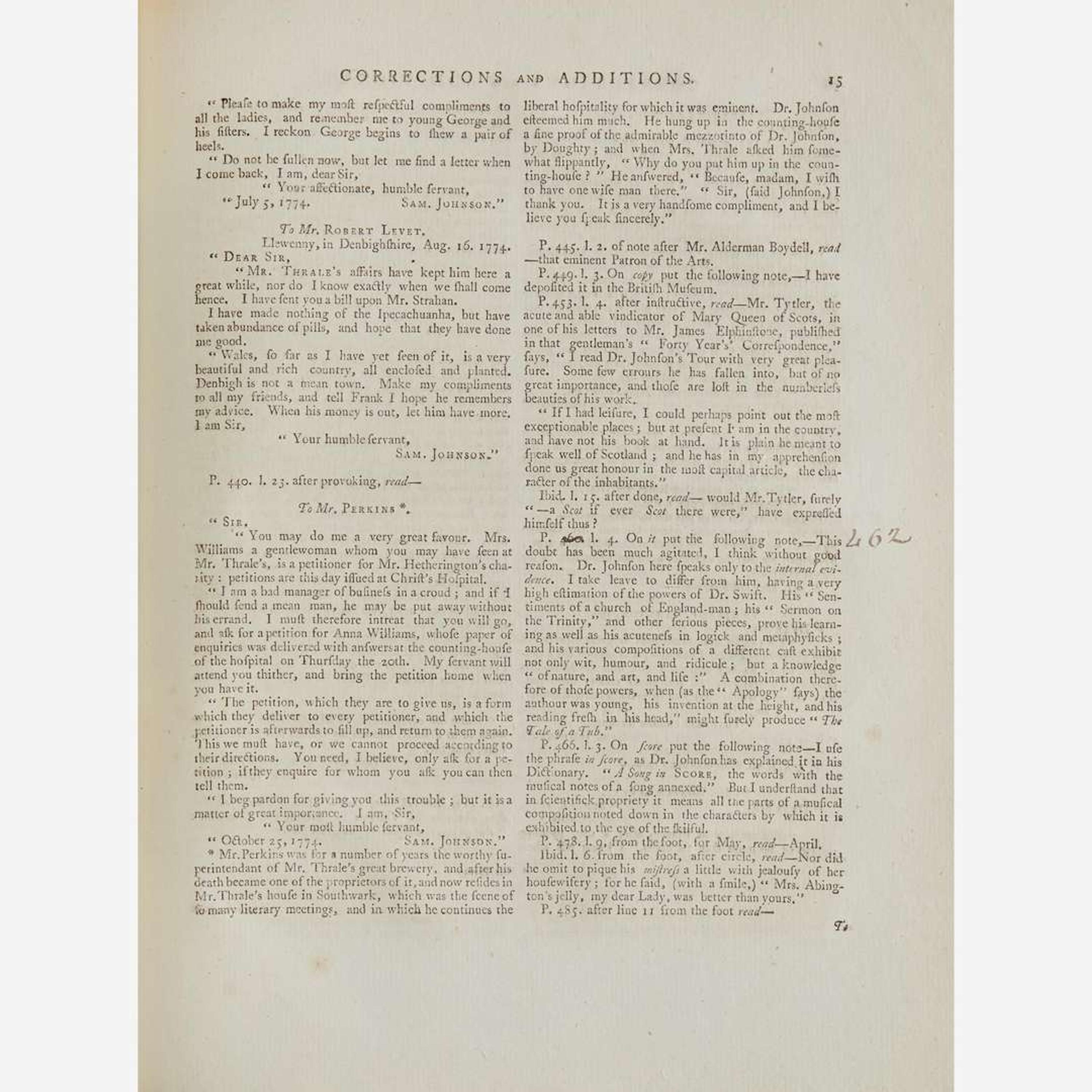[Literature] Boswell, James The Life of Samuel Johnson...