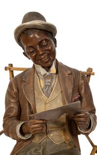 A Goldscheider Painted Terracotta Figure