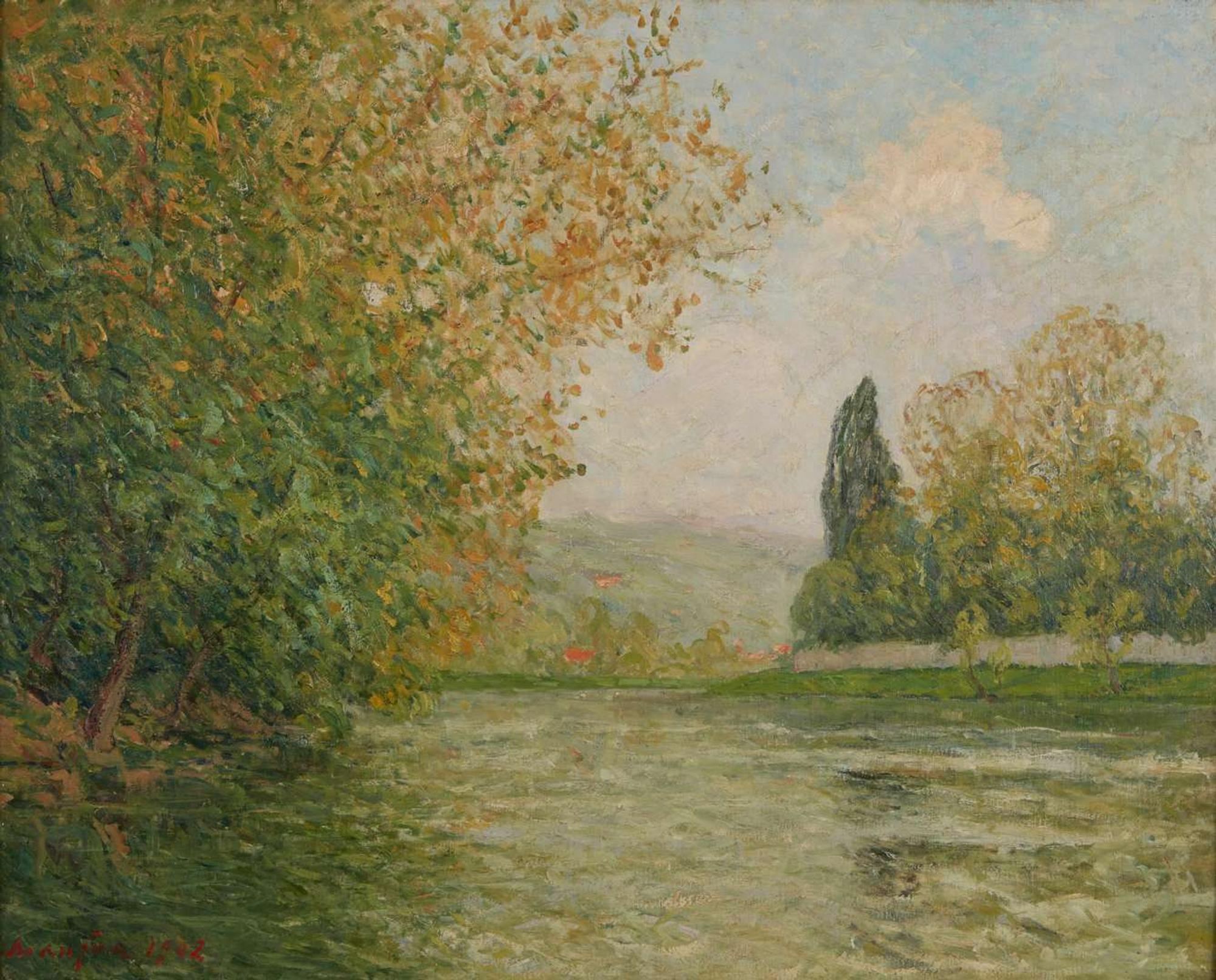 Maxime Maufra (French, 1861-1918) - La Marne à Champigny