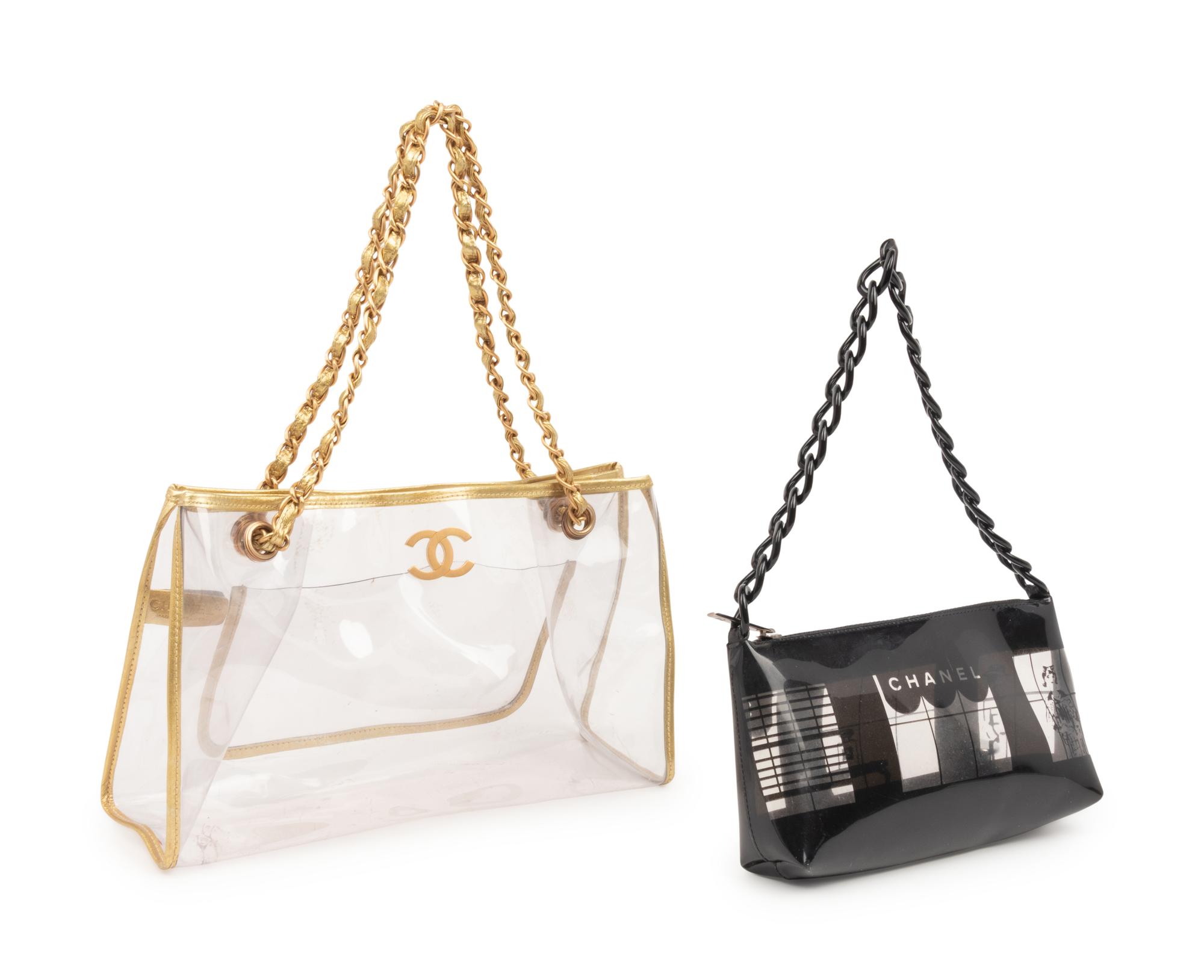 Two Chanel Vinyl Bags, 2000s