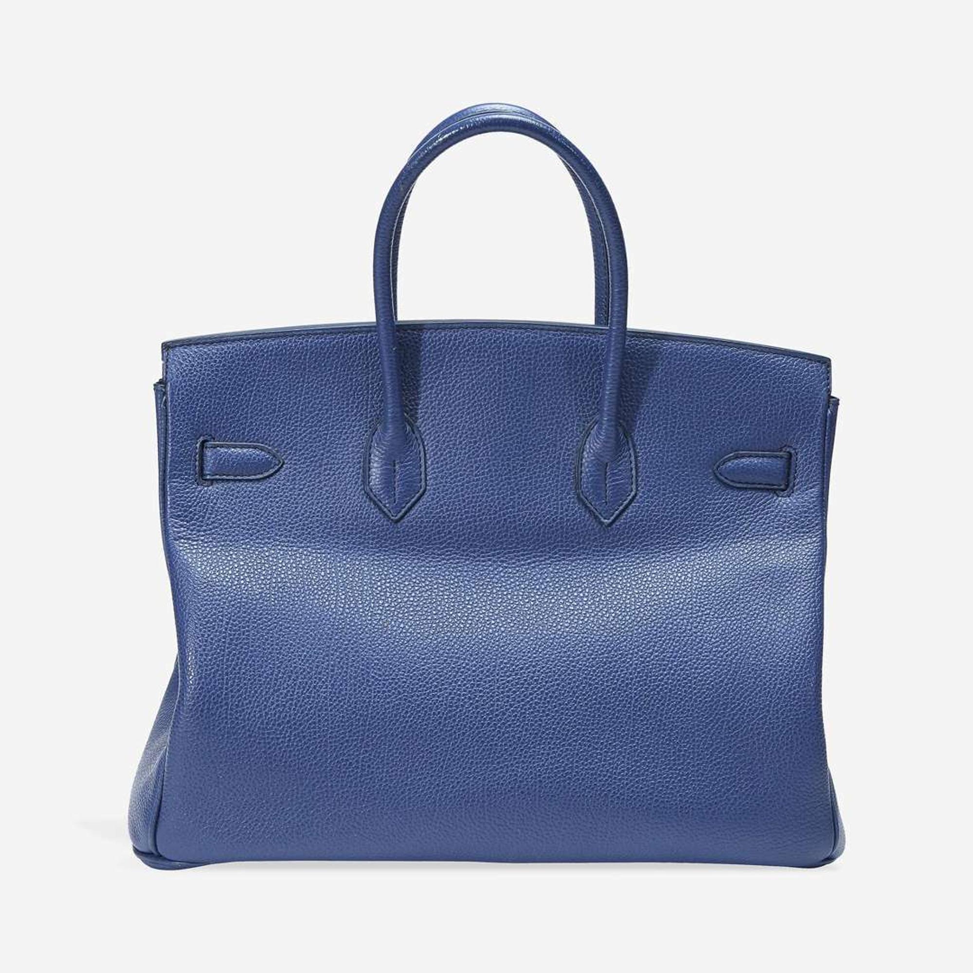 A blue de malte togo leather gold hardware Birkin bag 35, Hermès 2008