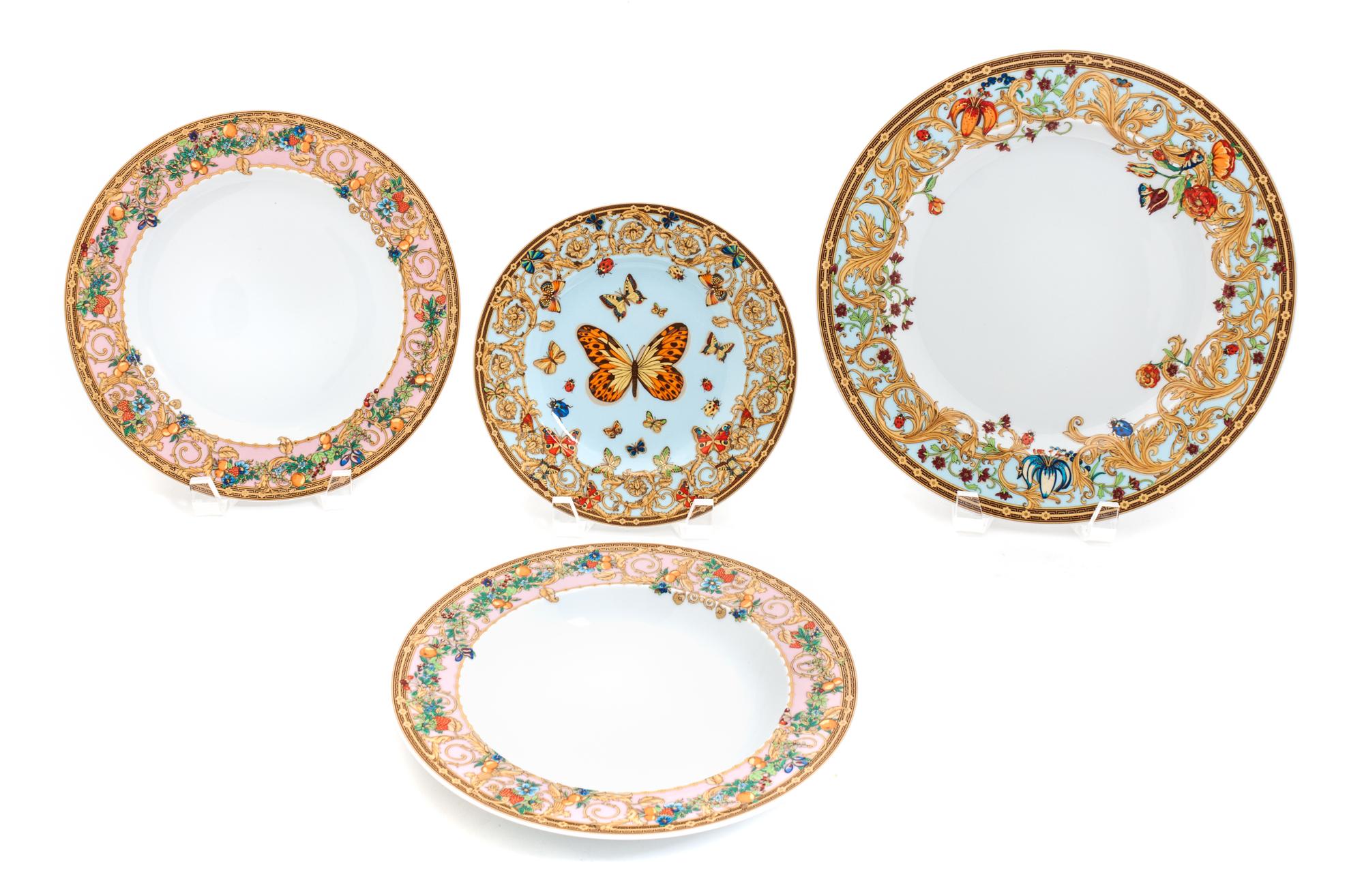 A Rosenthal Dinner Service for Six Diameter of dinner plate 10 1/2 inches. — 20TH CENTURY