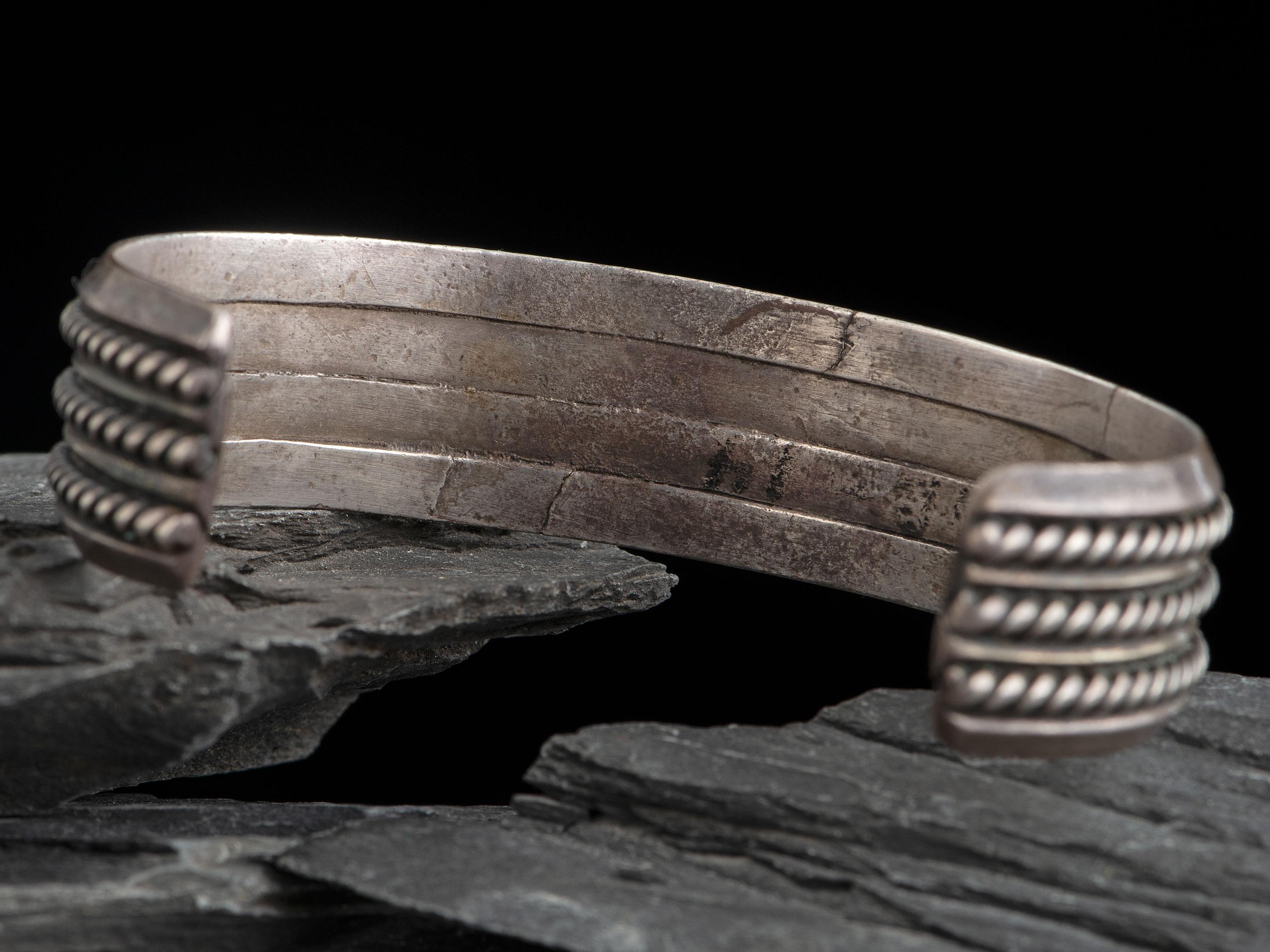 Navajo Ingot Twisted Wire Cuff Bracelet