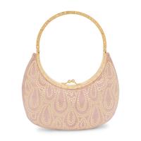 Valentino, Studded Pink Suede Handbag