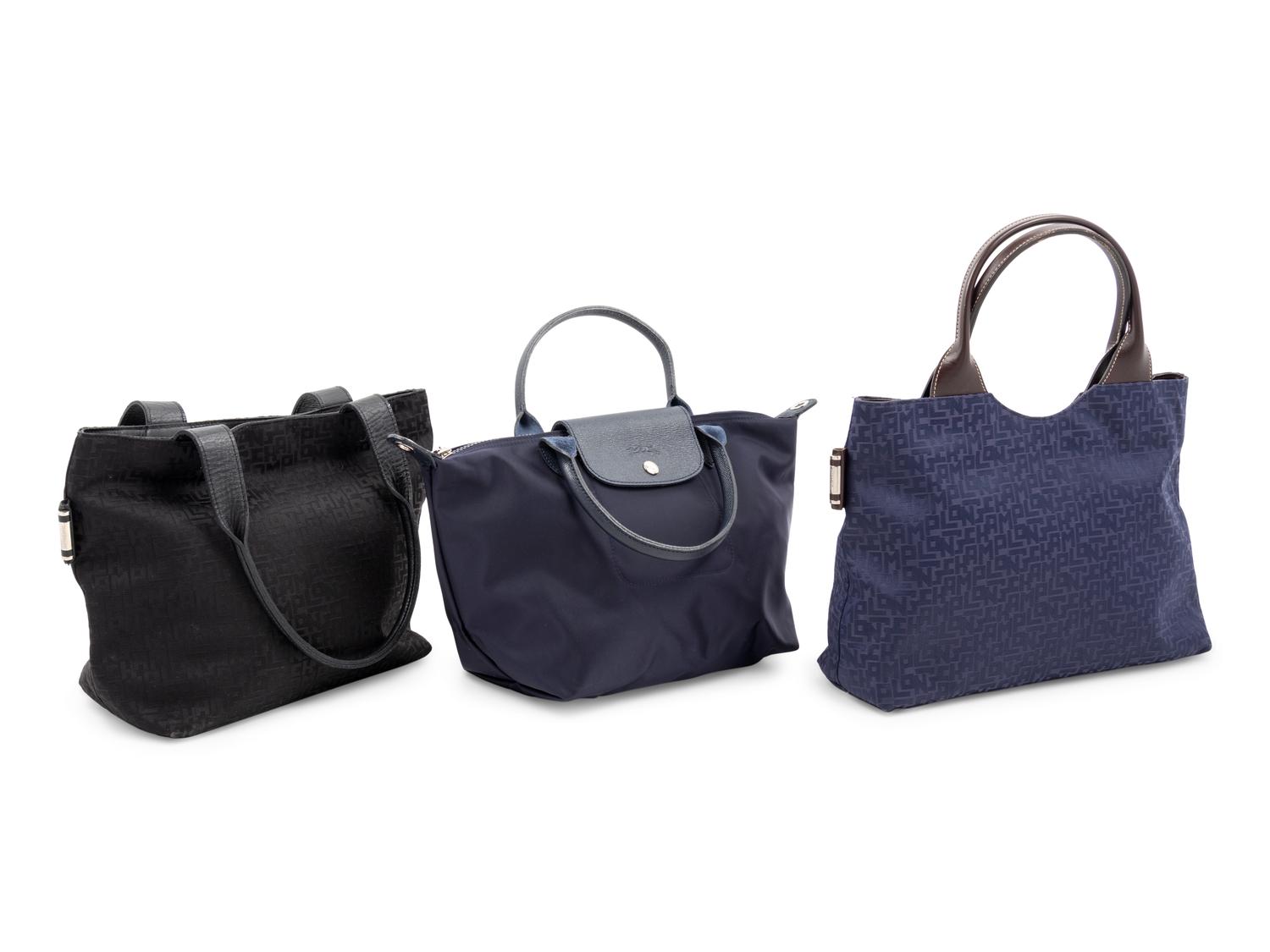 Collection of Six Longchamp Hand Bags, 2000-10s