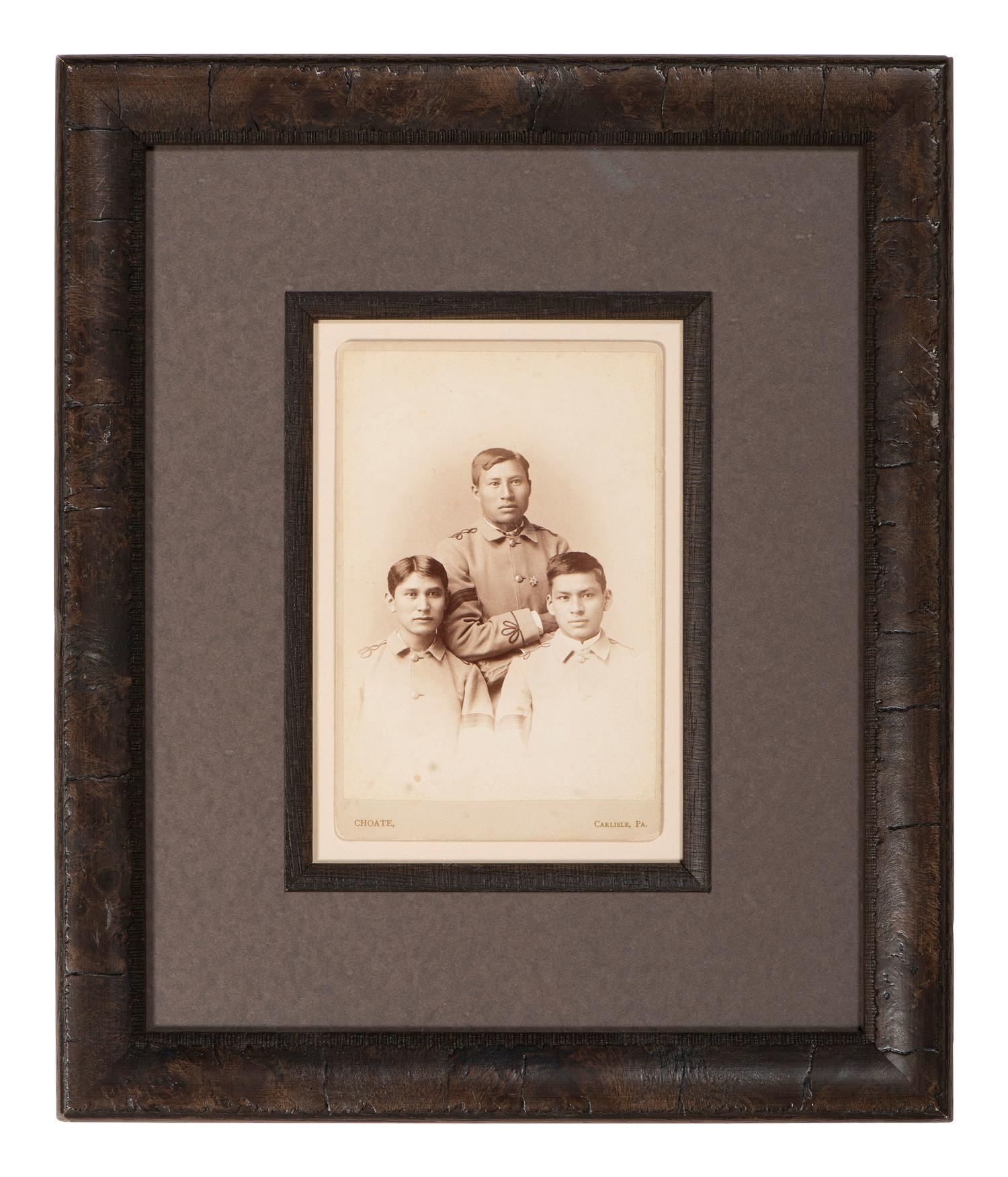 CHOATE, John N. (1848-1902), photographer. Images of students at Carlisle Indian School.