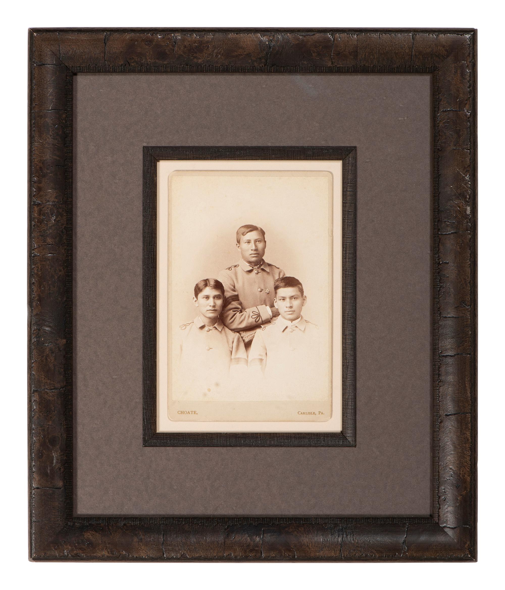 CHOATE, John N. (1848-1902), photographer. Images of students at Carlisle Indian School.