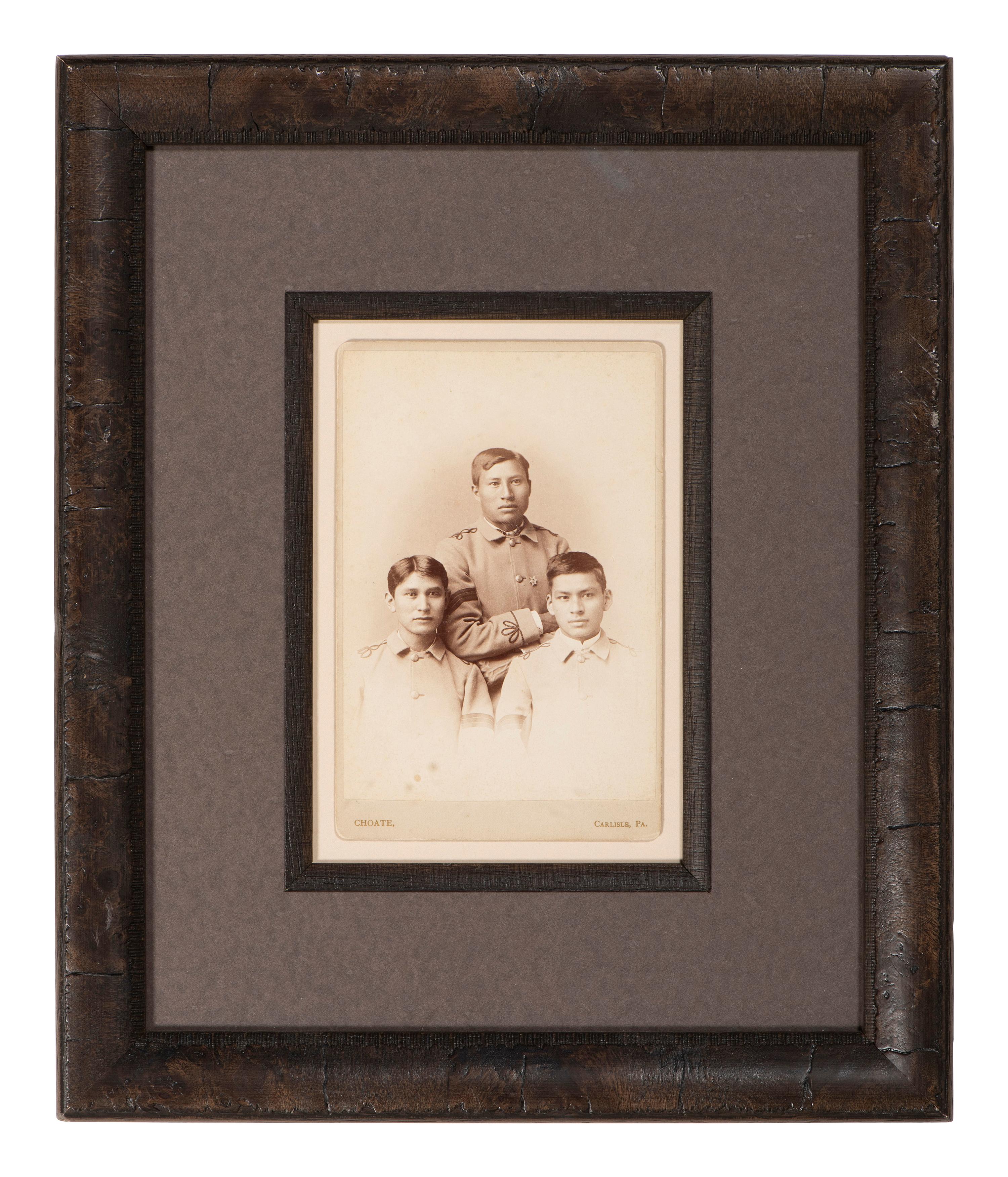 CHOATE, John N. (1848-1902), photographer. Images of students at Carlisle Indian School.