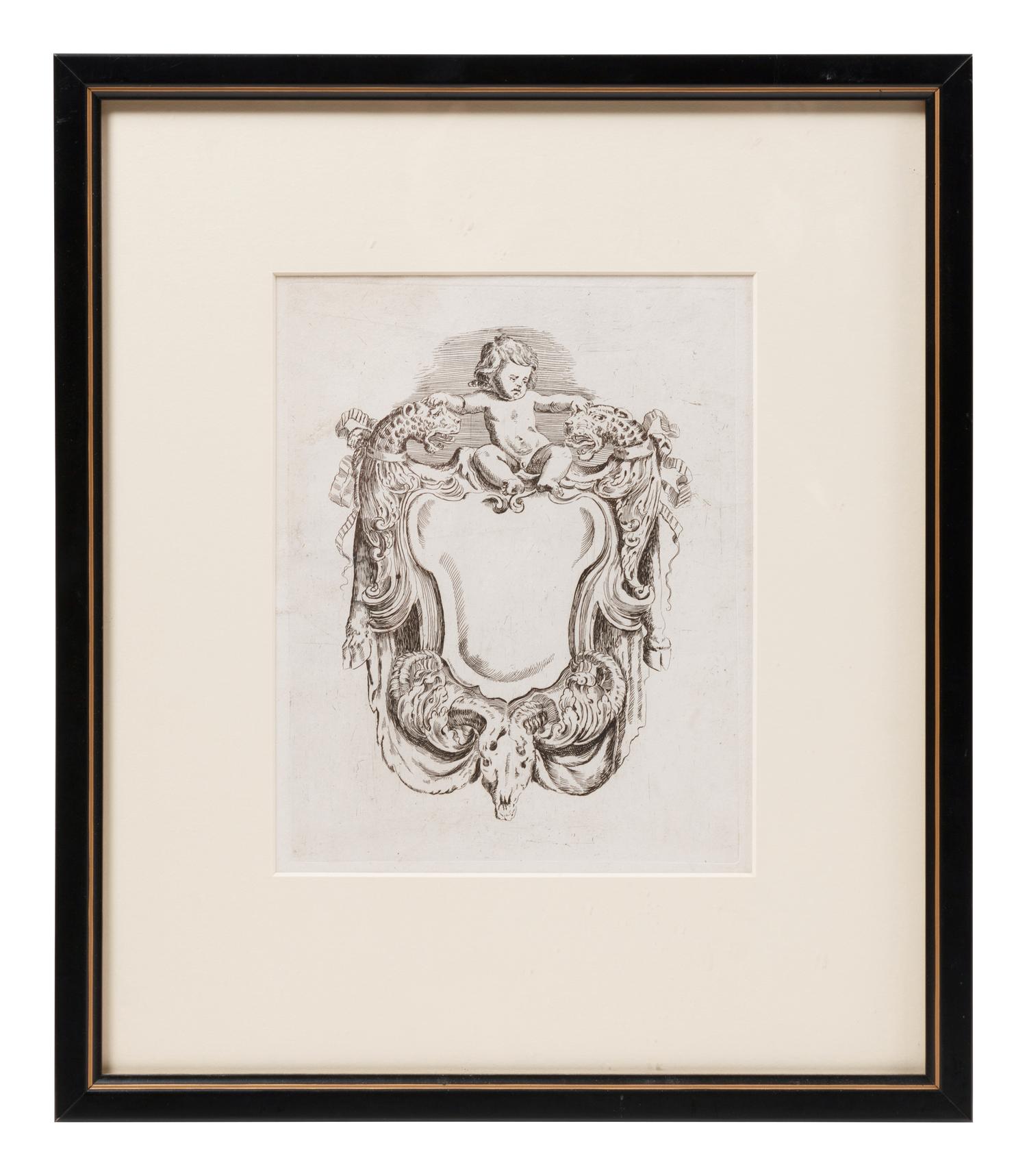 A Pair of Engravings Depicting Ornamental Designs