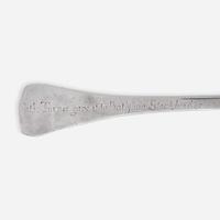 A silver tablespoon John Edwards (1671-1746), Boston, MA, circa 1700