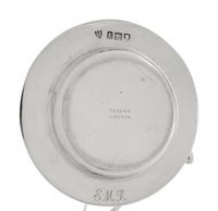 A Set of Twenty-One English Silver Place-Setting Ash Trays
