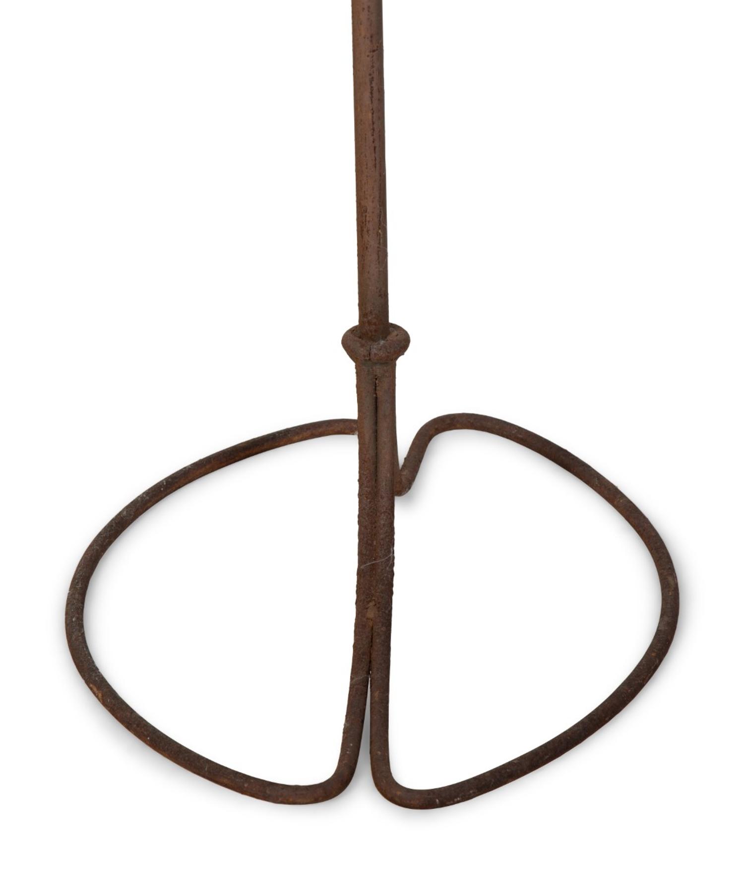 Three Wrought Iron Calla Lily Design 21-Light Torcheres — 20TH CENTURY