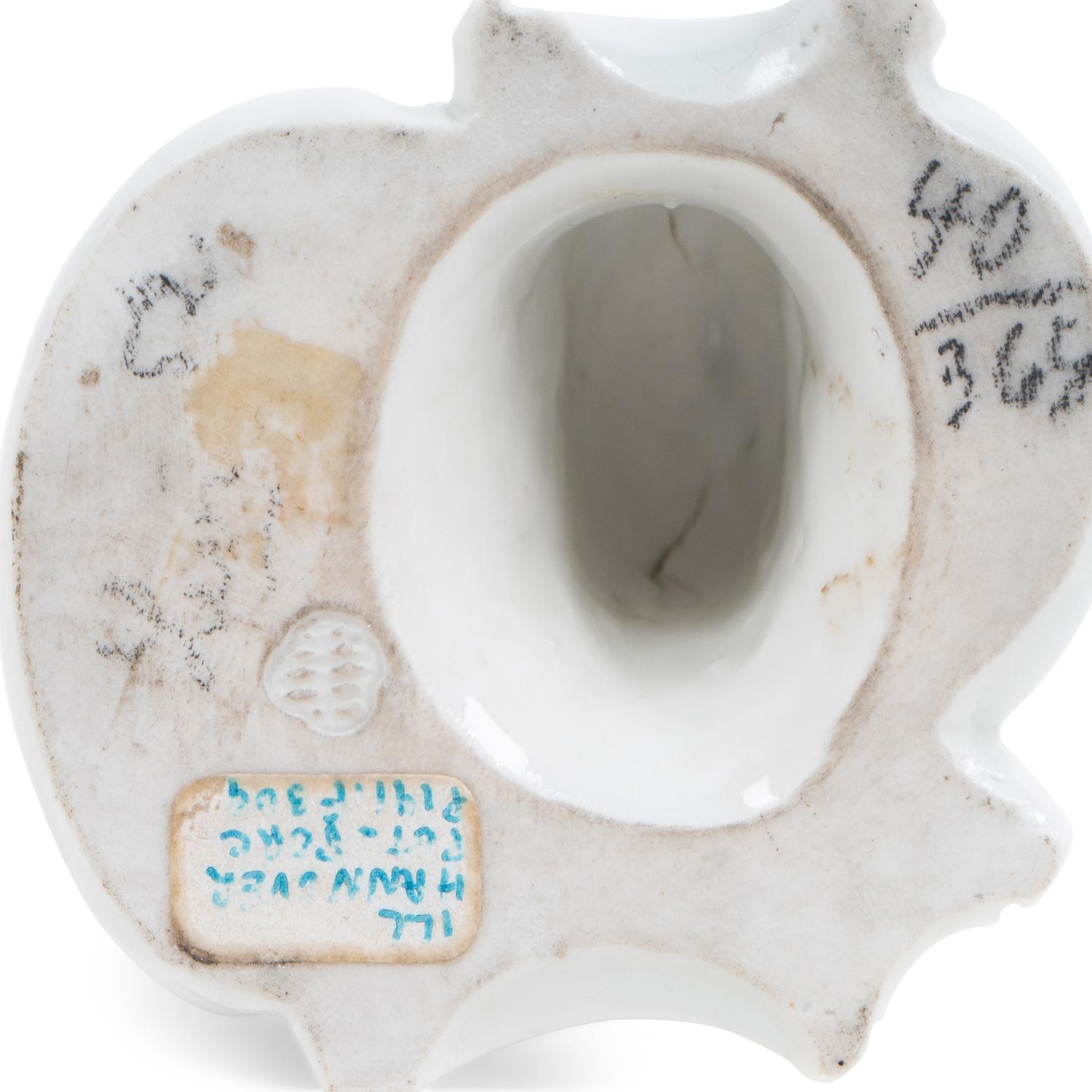 A Group of Seven White Porcelain Articles